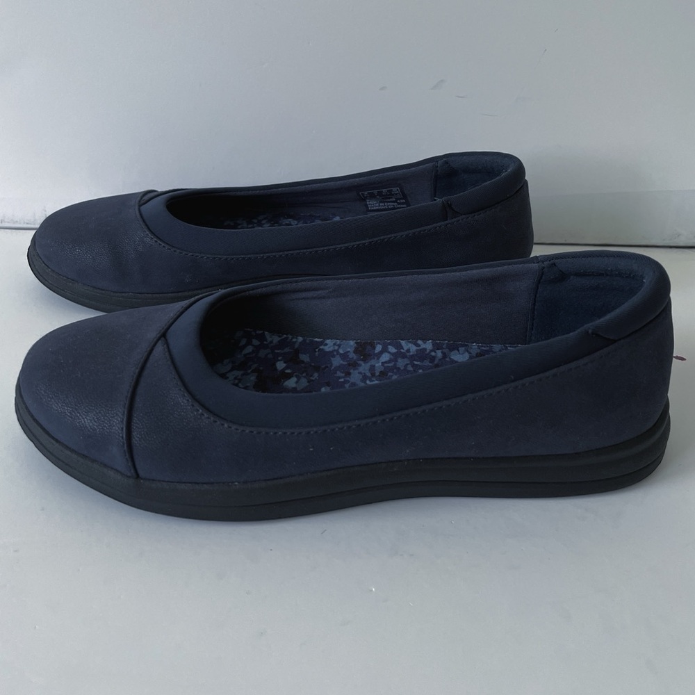 Clarks Cloudsteppers Shoes Women’s Size 7 Blue Flats Slip On